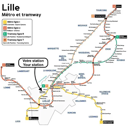 Fully-equipped In Center + Parking * Lille